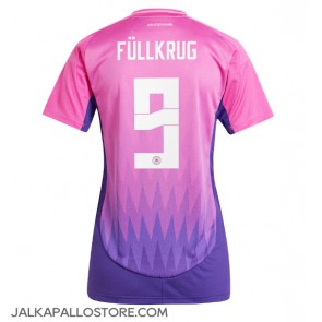 Saksa Niclas Fullkrug #9 Vieraspaita Naisten EM-Kisat 2024 Lyhythihainen
